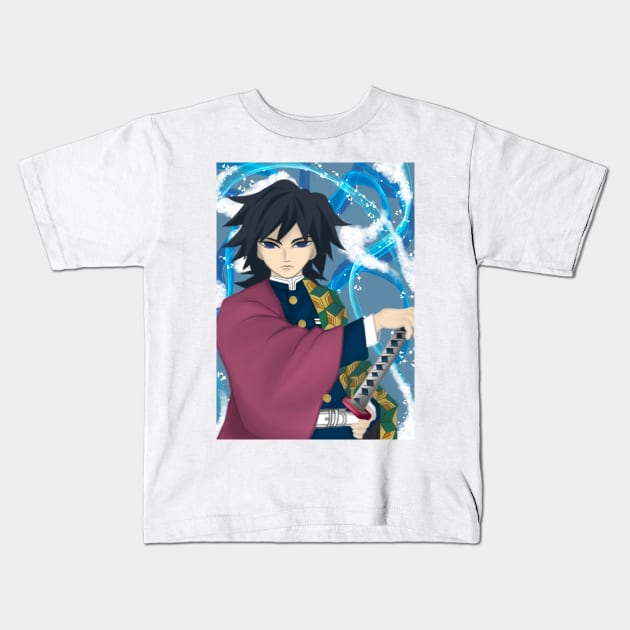 Water Slayer Kids T-Shirt by madierobanske